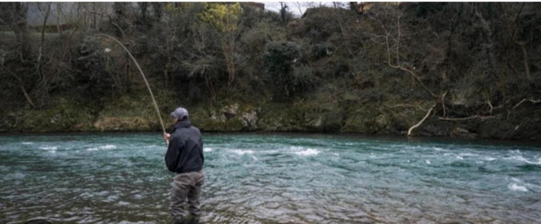 La Salmonera Cangas De Onis Caño Exteriör bild